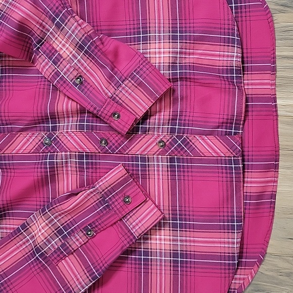 Eddie Bauer Expedition 2.0 Magenta Flannel - Picture 8 of 12